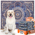 The Proper Pet washable pee pad, Royal Persian-rug print, 16x24 inch, retail 2-pack